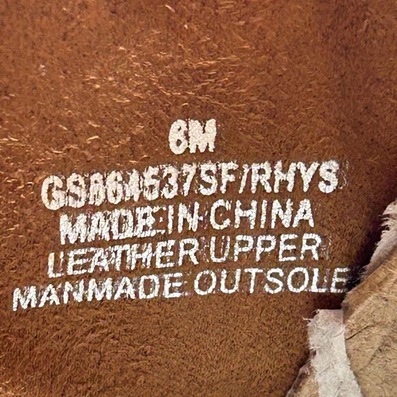 Mia Rhys Heeled Suede Bootie Leather Pull On Brown Women's US 6M NWOB - Picture 8 of 10